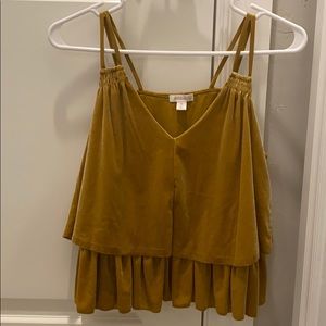 Xhilaration velvet tank XS
